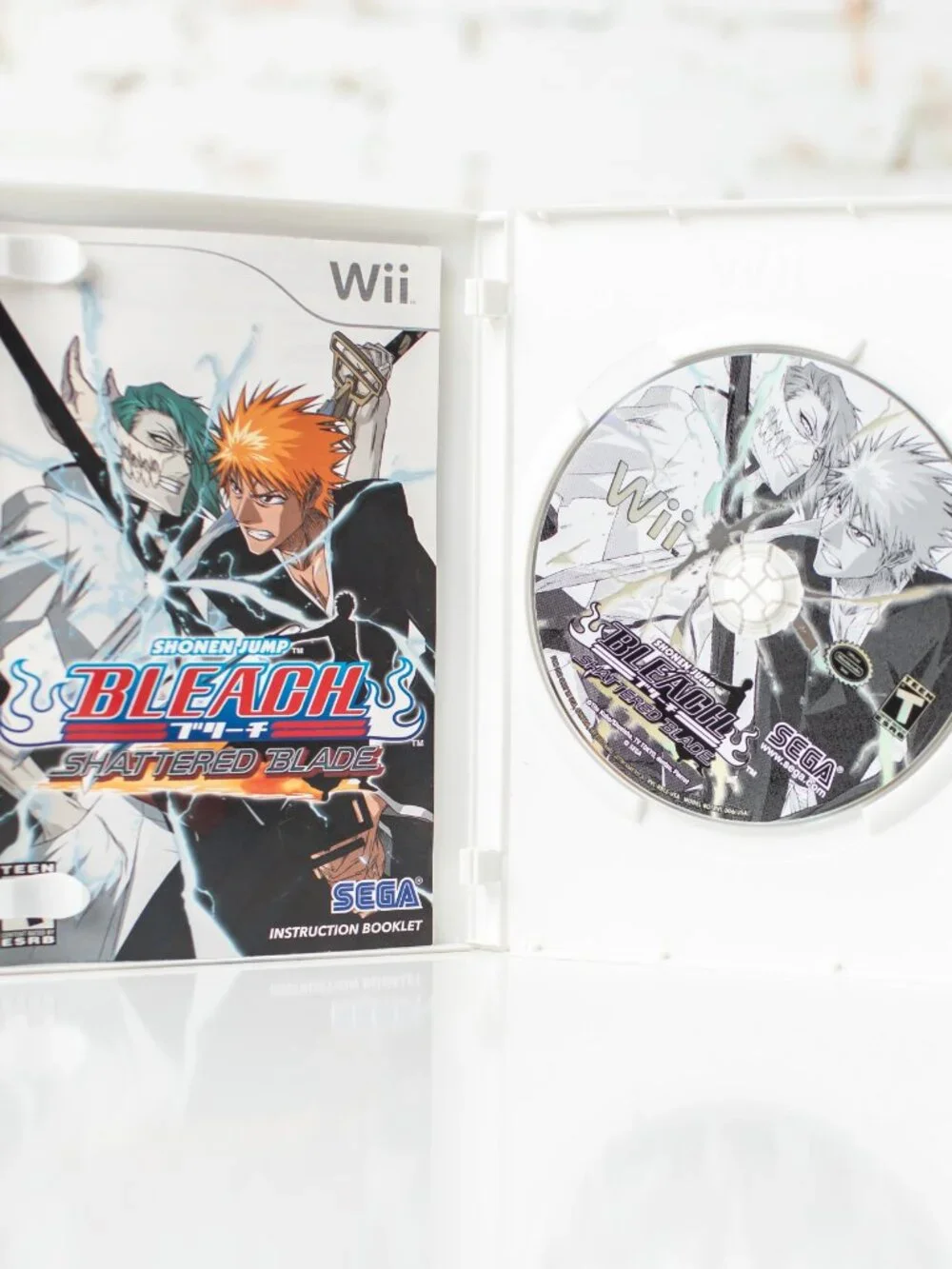 Bleach Shattered Blade Nintendo Wii 2007 CIB Complete Game Case Manual